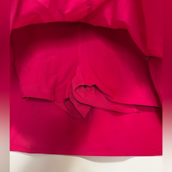 Nike dri fit athletic skirt with built in shorts skort hot pink size small - Picture 2 of 6